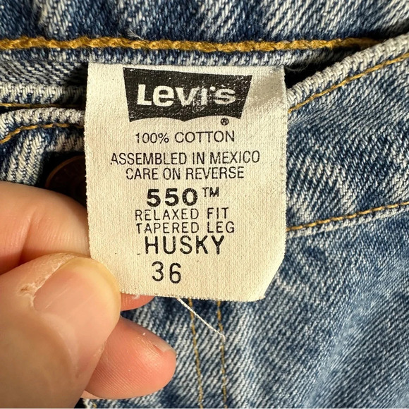 NEW with tags, Levi's vintage orange tab Husky 36 relaxed fit loose, denim - Picture 8 of 9